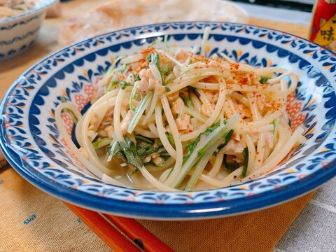 失敗なし！納豆ツナパスタ